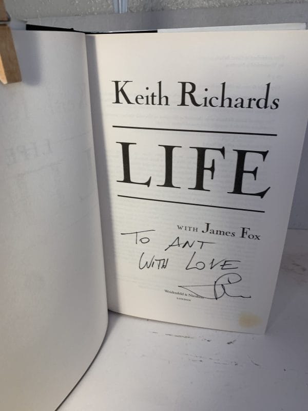 Life Keith Richards signed - Image 2