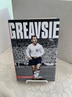 Greavsie the Autobiography signed 1st edition
